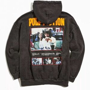 Urban Outfitters, Pulp Fiction Photo Hoodie Sweatshirt, Unisex Adult Size Small‎